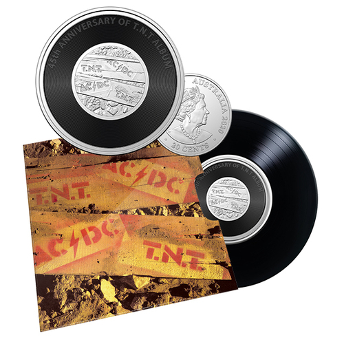 2020 20c AC/DC TNT Coloured UNC Coin