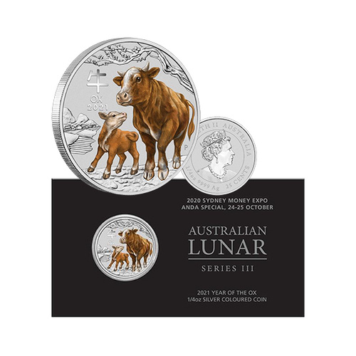 2021 25c Year of the Ox 1/4oz Silver ANDA Release