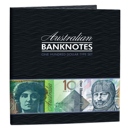 Australian $100 Banknote Type Set