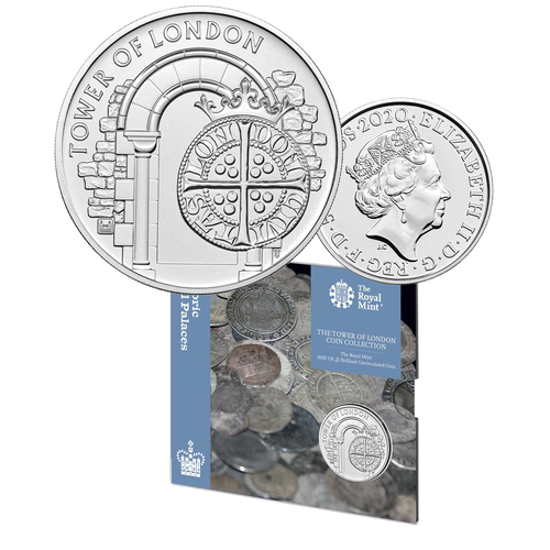 2020 £5 The Tower of London - Royal Mint BUNC Coin
