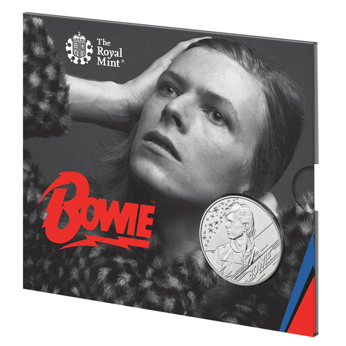 2020 £5 David Bowie Brilliant UNC Coin Edition 1