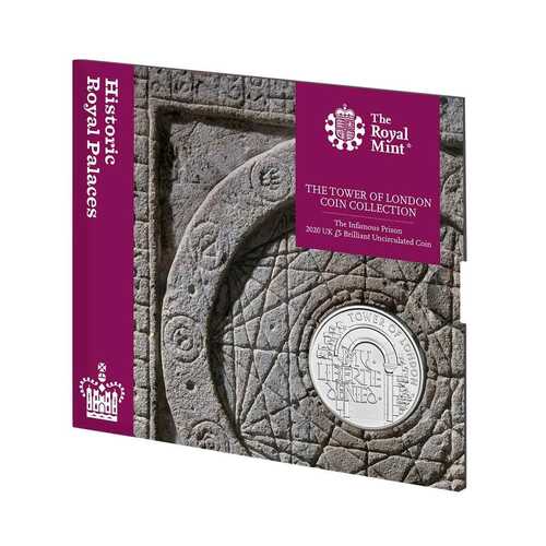2020 £5 Tower of London - The Infamous Prison Brilliant UNC Coin