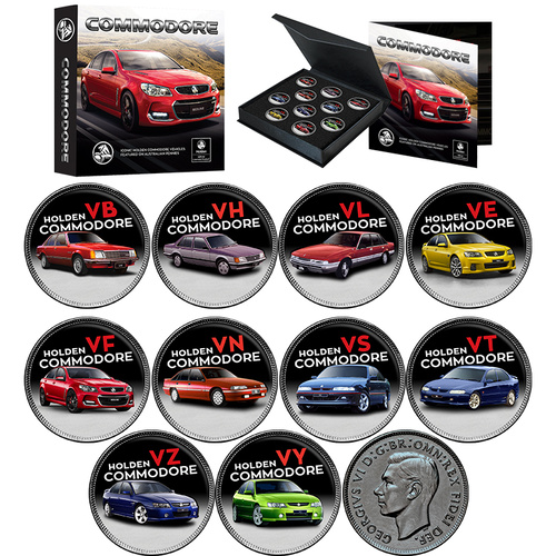 Holden Commodore Enamelled Penny Set