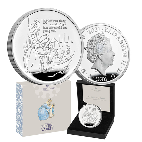 2021 £2 The Tale of Peter Rabbit Silver Proof Coin