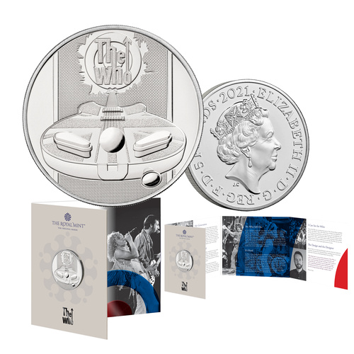 2021 £5 The Who Brilliant UNC Coin