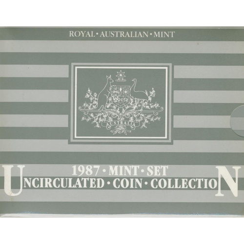 1987 Royal Australian Mint Uncirculated Mint Set