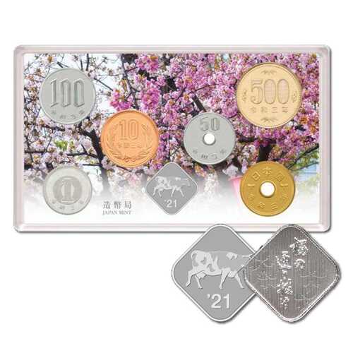 2021 Japan Cherry Bosson UNC 6 Coin Set