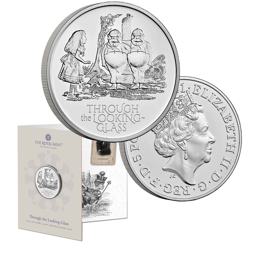 2021 £5 Through the Looking Glass BUNC Coin
