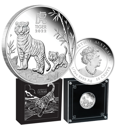 2022 Year of the Tiger 1/2oz Silver Proof Coin