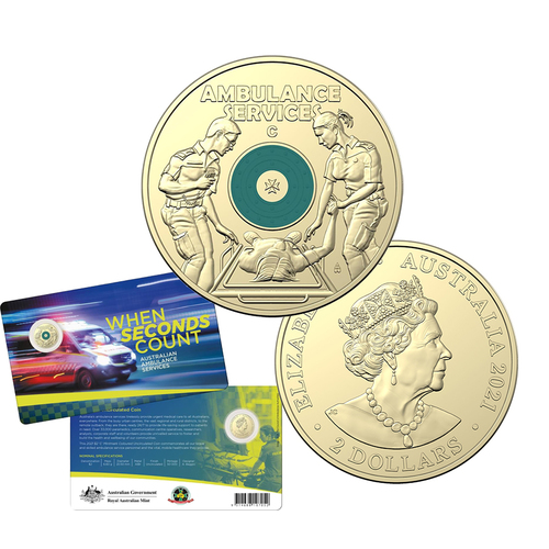 2021 $2 Ambulance C Mintmark UNC Coin