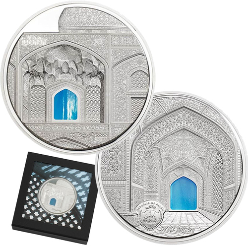 2020 $20 Tiffany Isfahan 3oz Silver Proof Coins