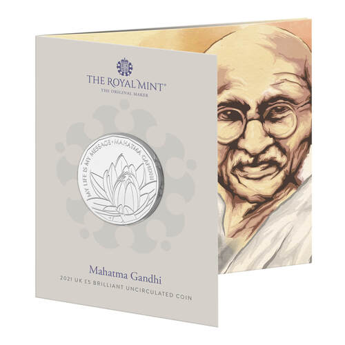 2021 £5 Gandhi Advocate of Peace BUNC
