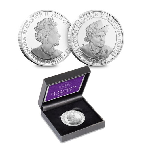 2022 £5 Platinum Jubilee Isle of Man Proof Coin