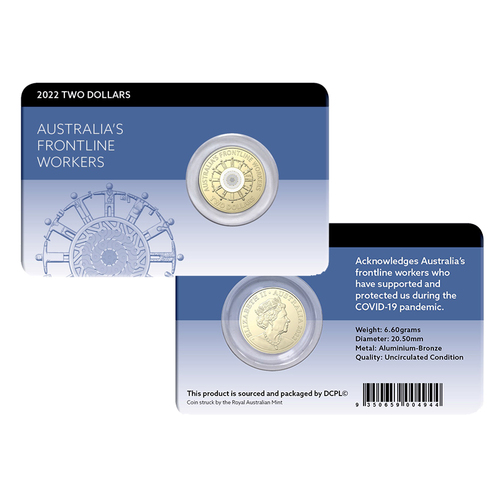2022 $2 Frontline Workers Coin Pack