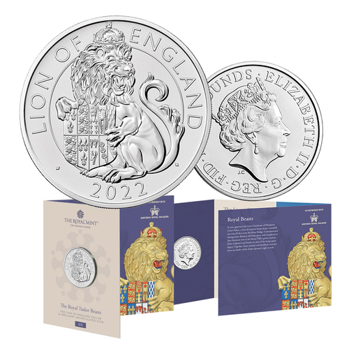2022 £5 The Lion of England BUNC Coin
