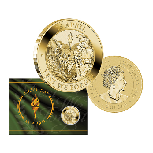 2022 $1 ANZAC Day UNC Coin