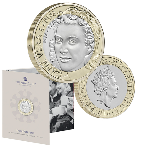 2022 £2 Life and Legacy of Dame Vera Lynn UNC Coin
