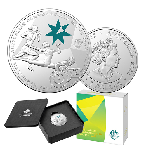 2022 $1 Commonwealth Games 1/2oz UNC Coin