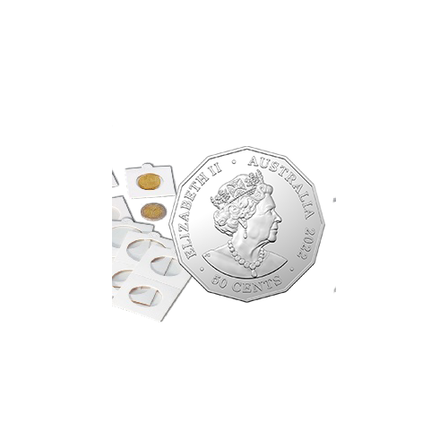Lighthouse Matrix Coin Holders Self Adhesive Packs Assorted Quantities of 2x2s 35mm