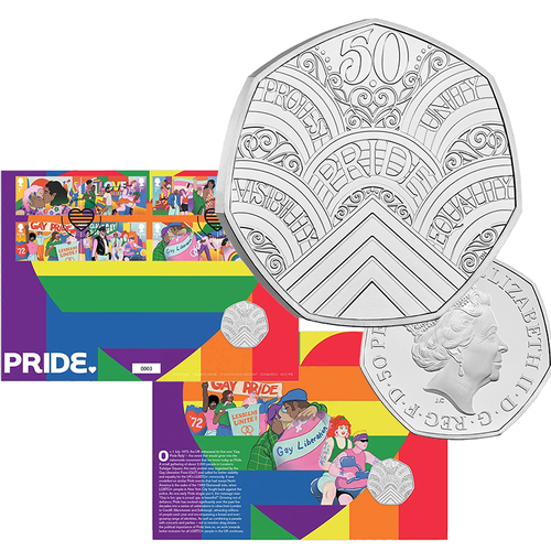 2022 50p Pride PNC