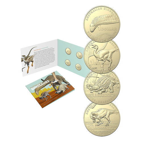 2022 Australian Dinosaurs Uncirculated Four Coin Collection