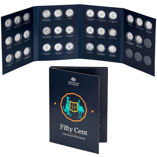 50c Circulating Coin Folder