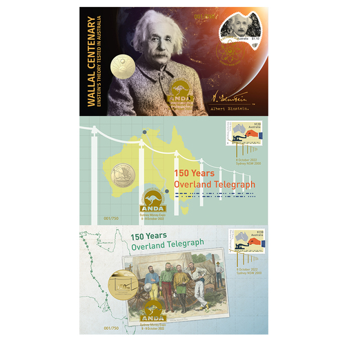 2022 ANDA Sydney Money Expo Overprinted PNC's Set of 3