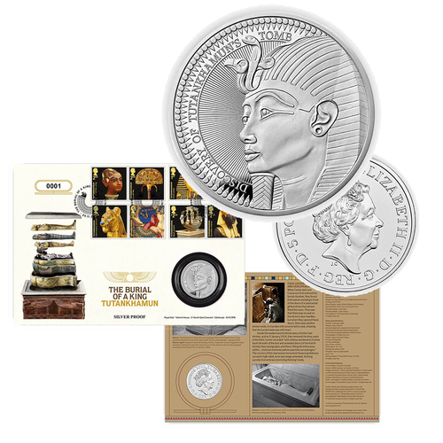 2022 100th Anniversary of the Discovery of Tutankhamun's Tomb Silver Proof PNC