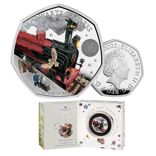 2022 50p Hogwarts Express Silver Proof Coin