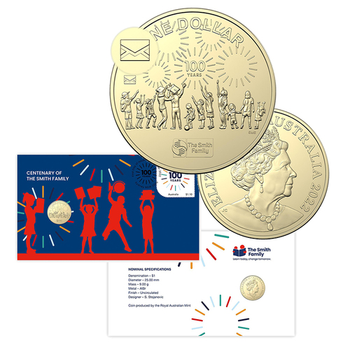 2022 $1 Centenary of the Smith Family PNC