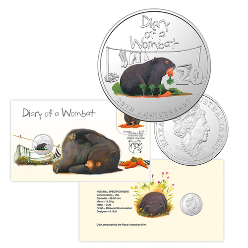 2022 20c Diary of a Wombat PNC