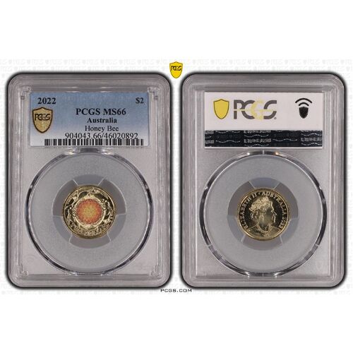 2022 $2 Honey Bee MS66 0892