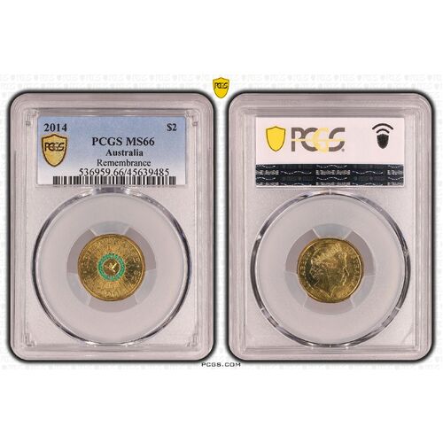 2014 $2 Remembrance MS66 9485