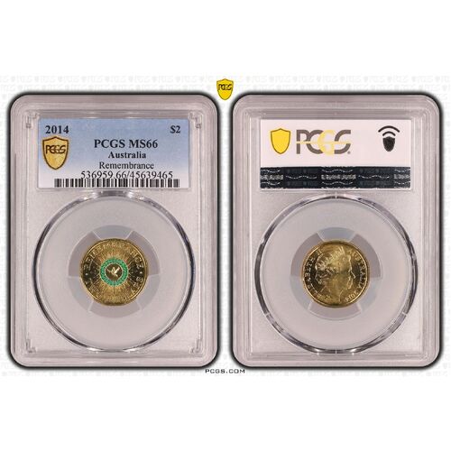 2014 $2 Remembrance MS66 9465