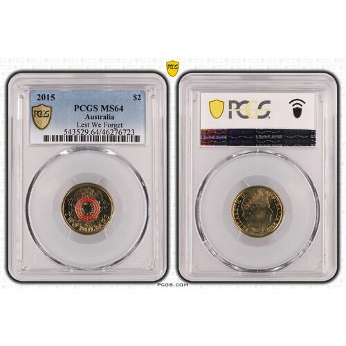 2015 $2 Lest We Forget MS64 6723