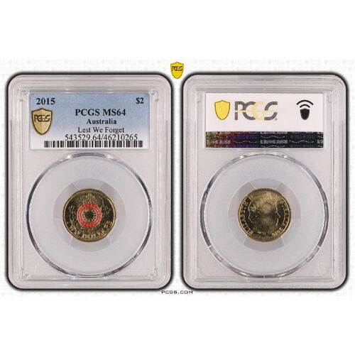 2015 $2 Lest We Forget MS64 0265