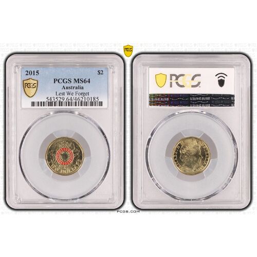 2015 $2 Lest We Forget MS64 0185