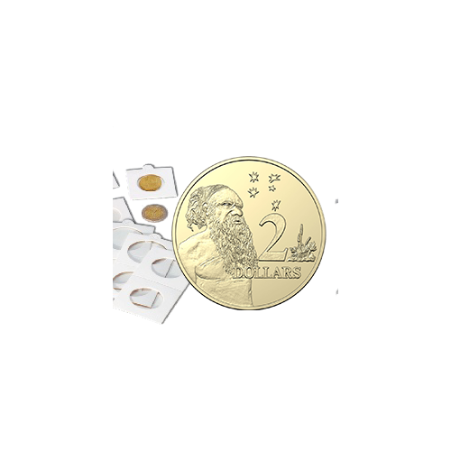 Lighthouse Staple Type 2x2 Coin Holders [Pack Size: 25 Holders] [Holder Size: 22.5mm]