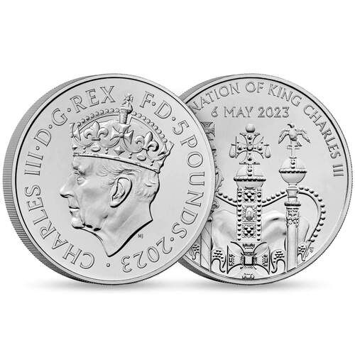 2023 £5 Coronation of King Charles III BUNC Coin