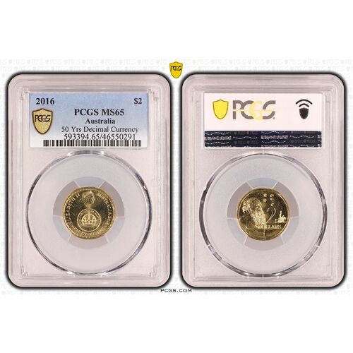 2016 $2 50 Years of Decimal Currency MS65 0291