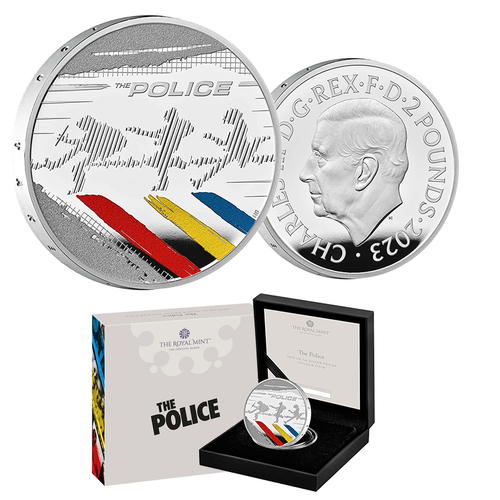 2023 £2 The Police 1oz Silver Proof Coin