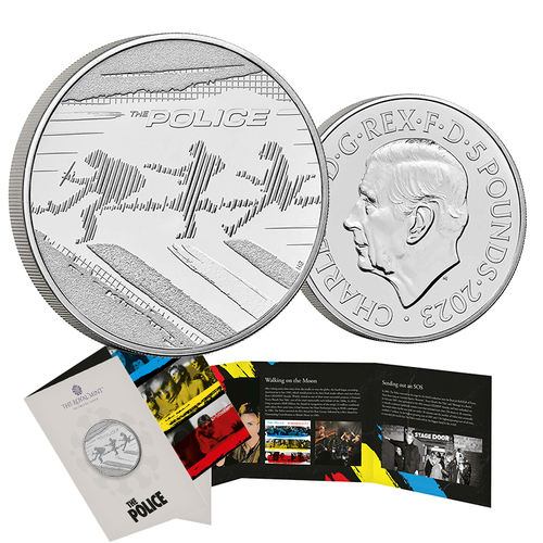 2023 £5 The Police BUNC Coin