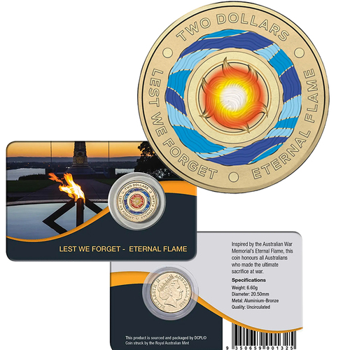 2018 $2 Lest We Forget Coin Pack
