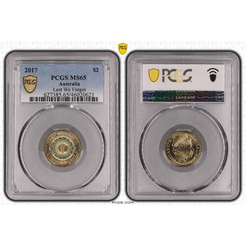 2017 $2 Lest We Forget MS65 0621