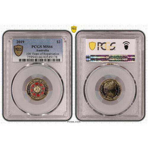 2019 $2 100 Years of Repatriation MS66 9178