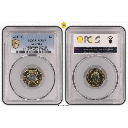 2021 $2 Ambulance C Mintmark MS67 6321