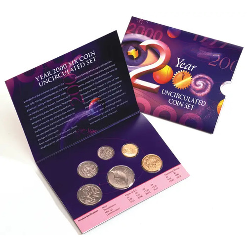 2000 Royal Australian Mint 6 Coin Mint Set