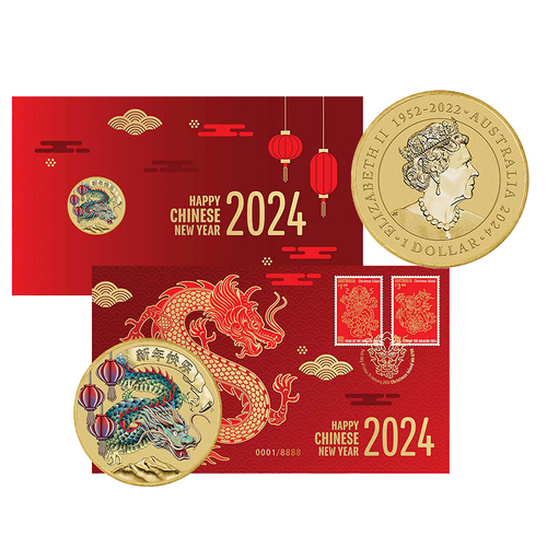 2024 $1 Lunar New Year of the Dragon PNC