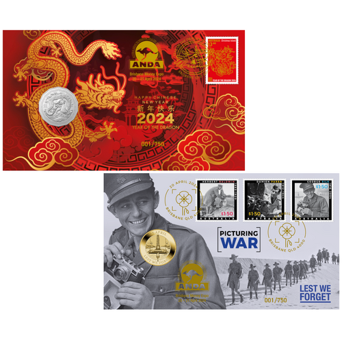 2024 ANDA Brisbane Money Expo Overprinted PNC Set