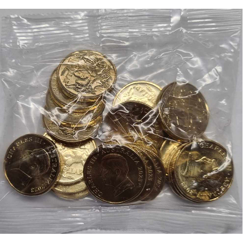 2023 $1 King Charles Obverse Circulating Mint Bag
